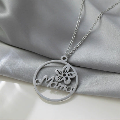 Copper Letter Necklace For Women With Electroplated Cable Chain And Copper Pendant
