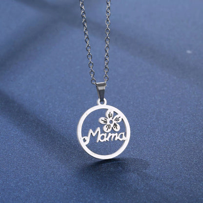 Copper Letter Necklace For Women With Electroplated Cable Chain And Copper Pendant