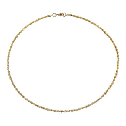 Men's Irregular Necklace With Copper Twisted Rope Chain, Electroplated Finish, And Copper Pendant