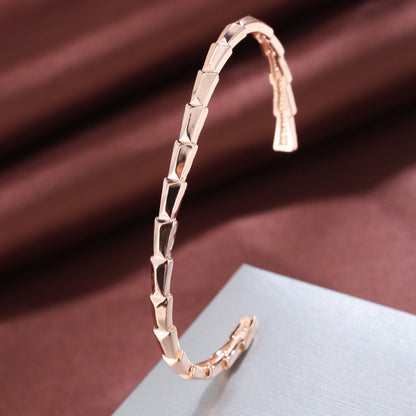 Women’s Electroplated Copper Bangle In Gold, 1 PCS Package
