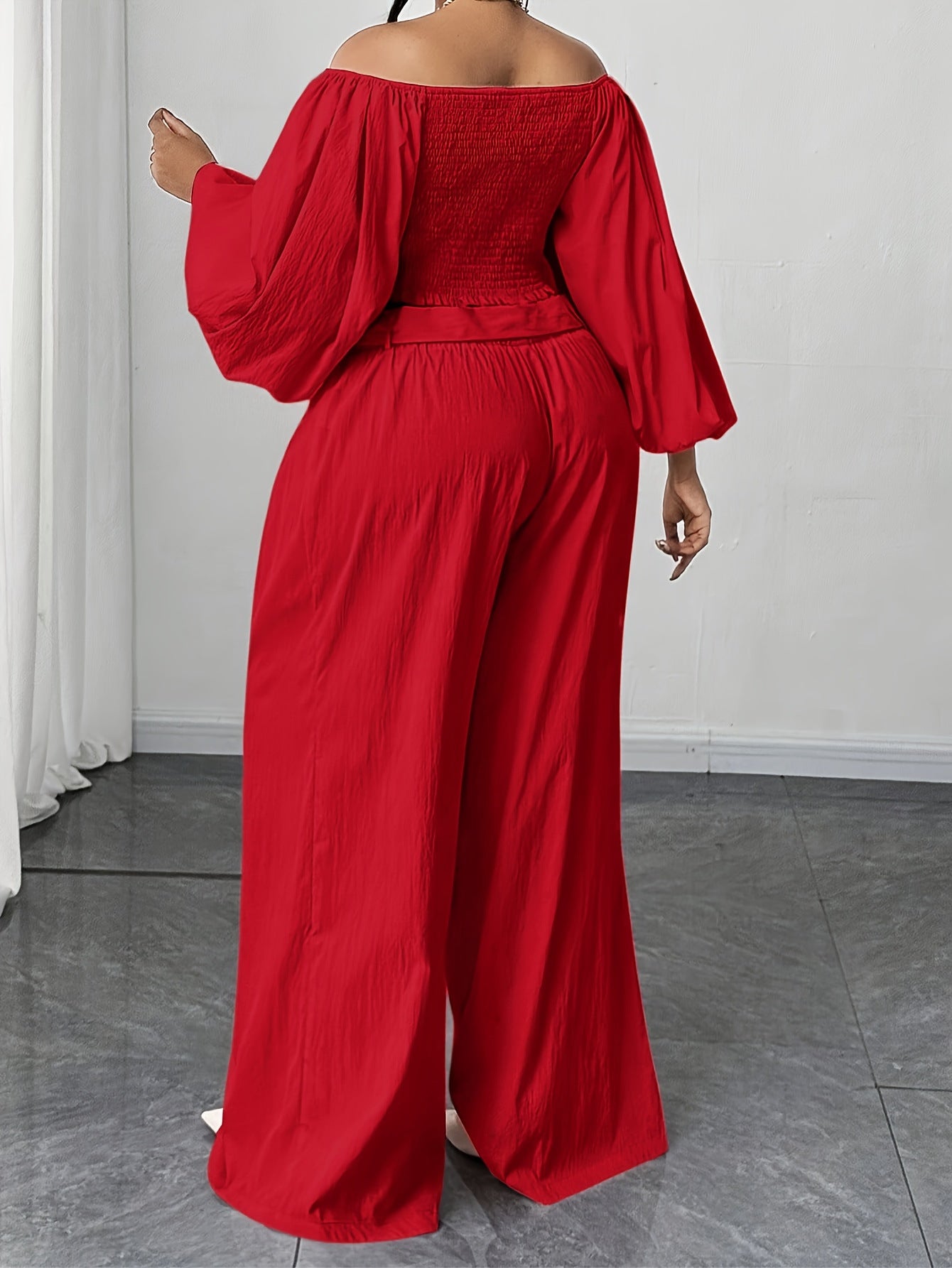 Solid Color Nylon Straight Pants Pant Co-ord Set For Women In Simple Style With Tie Closure And Straps