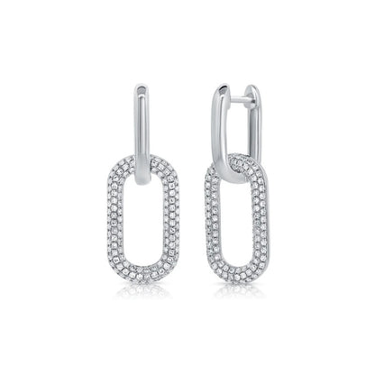 Geometric Earrings For Women With Copper Ear Pins And Electroplated Gold Plating Featuring Zircon Inlay
