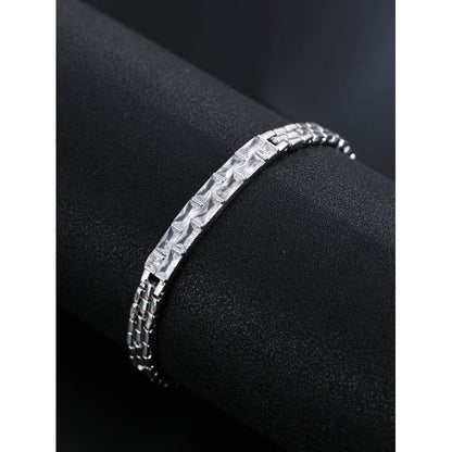 Copper Bangle With Zircon Inlay, Electroplated Gold Plating, 1 PCS Package