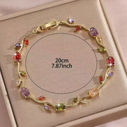 Gold - Red, Purple, Green, Champagne Color