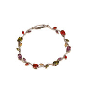 Silver - Red, Green, Purple, Champagne Color