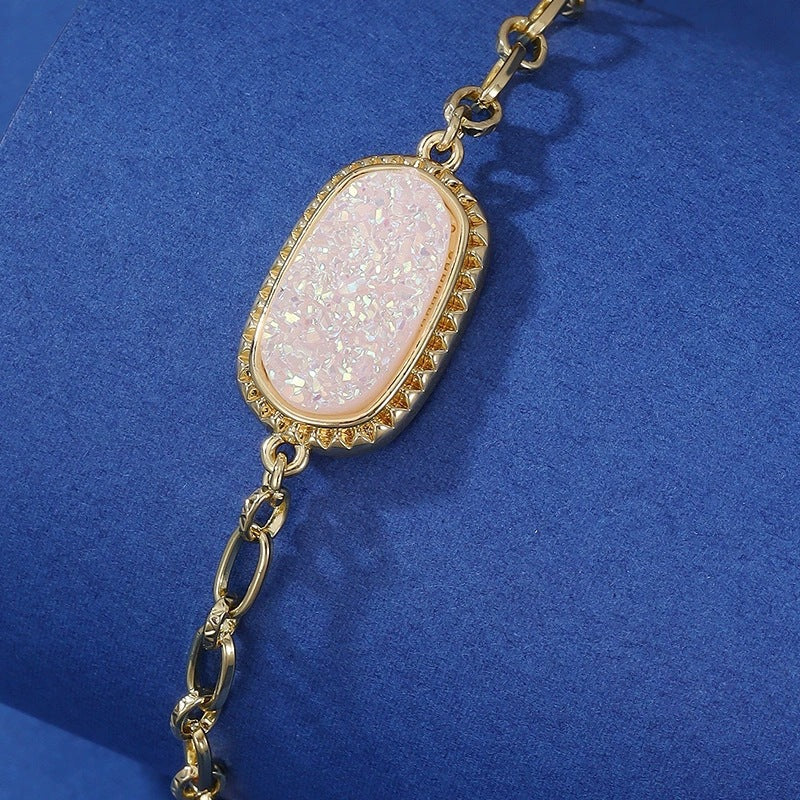 Oval Copper Bracelet For Women Featuring Elegant Design