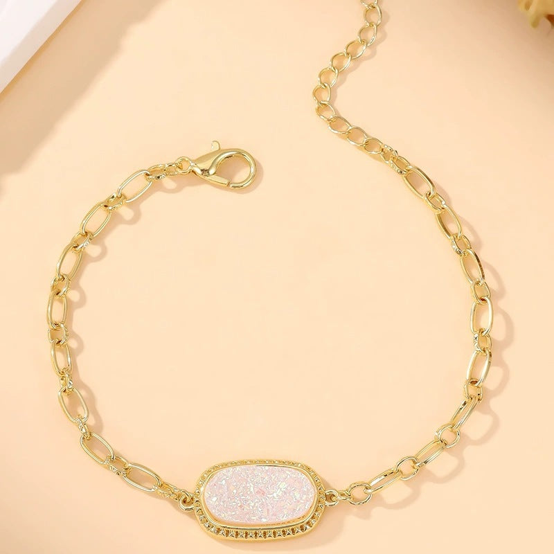 Oval Copper Bracelet For Women Featuring Elegant Design