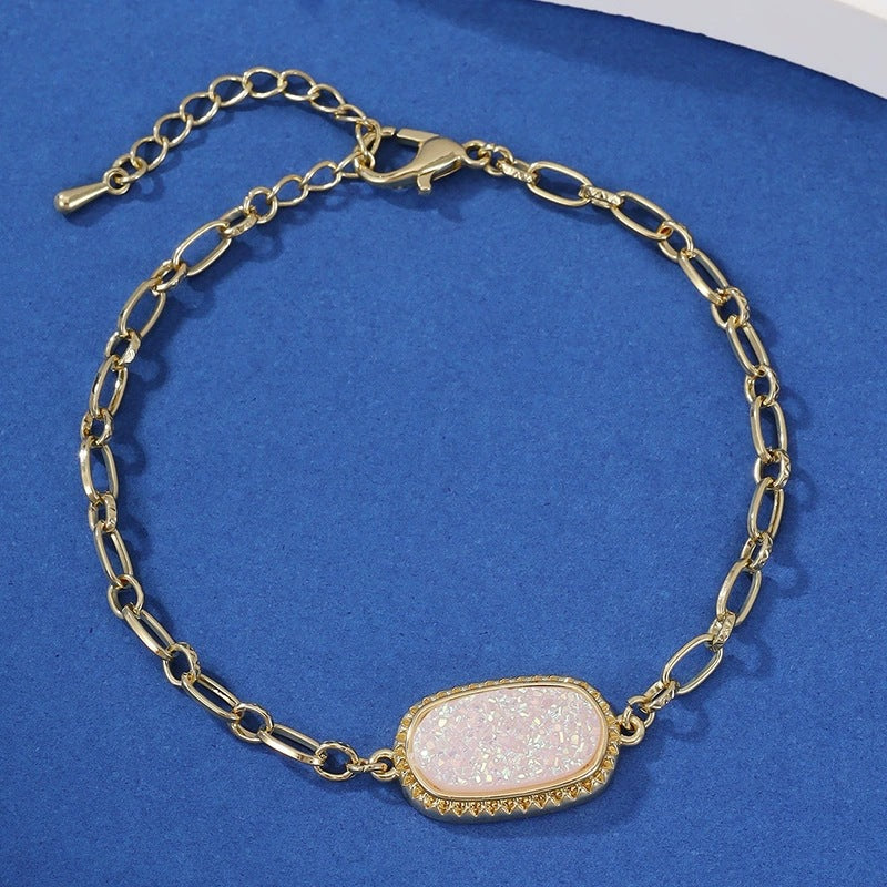 Oval Copper Bracelet For Women Featuring Elegant Design