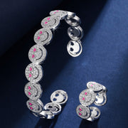 Silver - Deep Pink