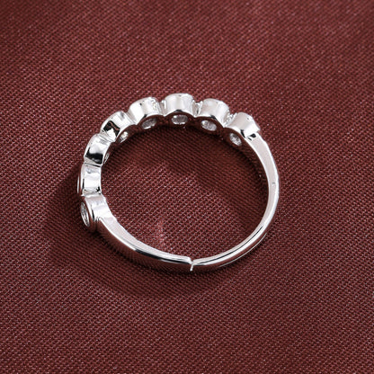 Round Open Rings For Women In , Electroplated Gold Plated Copper Material