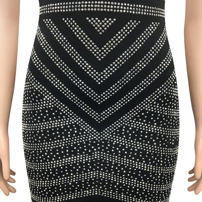 Sexy Sleeveless Bodycon Dress With Deep V Neckline In Polyester, Maxi Long Dress For Nightclub
