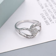 White Gold Ring Size 6