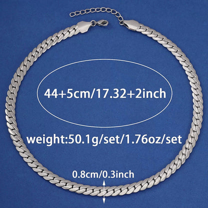 Irregular Hip-Hop Cuban Chain Link Necklace In Electroplated Copper Featuring Cuban Link Chain Curb Chain For Adults
