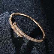 Gold Nail Bracelet