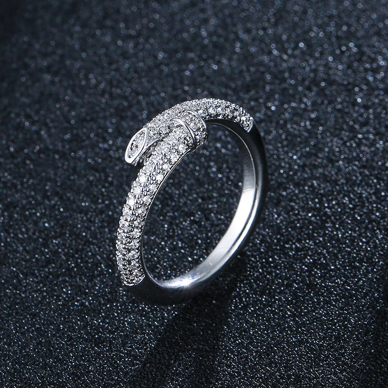 Simple Style Copper Bangle With Electroplated Gold Plating And Zircon Inlay Featuring Elegant Lines