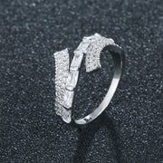 White Gold Ring Size 6