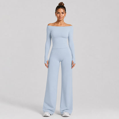 Women's Slim Fit Full Length Sport Jumpsuit In Nylon Fabric With Stretchy Material For Gym Wear