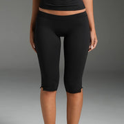 Black Mid-length Pants