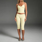 Creamy Yellow Suit