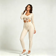 Jacket + Underwear + Trousers, beige