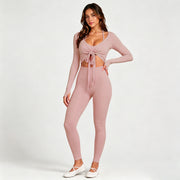 Jacket + Underwear + Trousers Grayish Pink