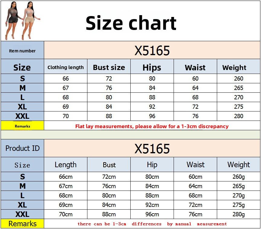 Sexy Transparent Rompers Shorts For Nightclub In See-Through Polyester Fabric