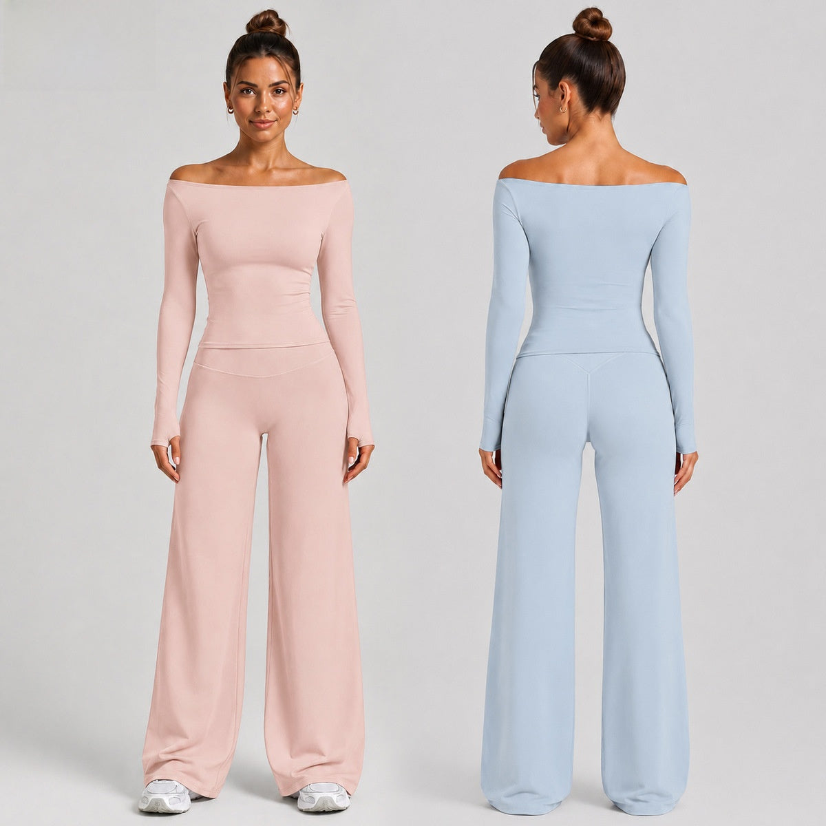 Women's Slim Fit Full Length Sport Jumpsuit In Nylon Fabric With Stretchy Material For Gym Wear