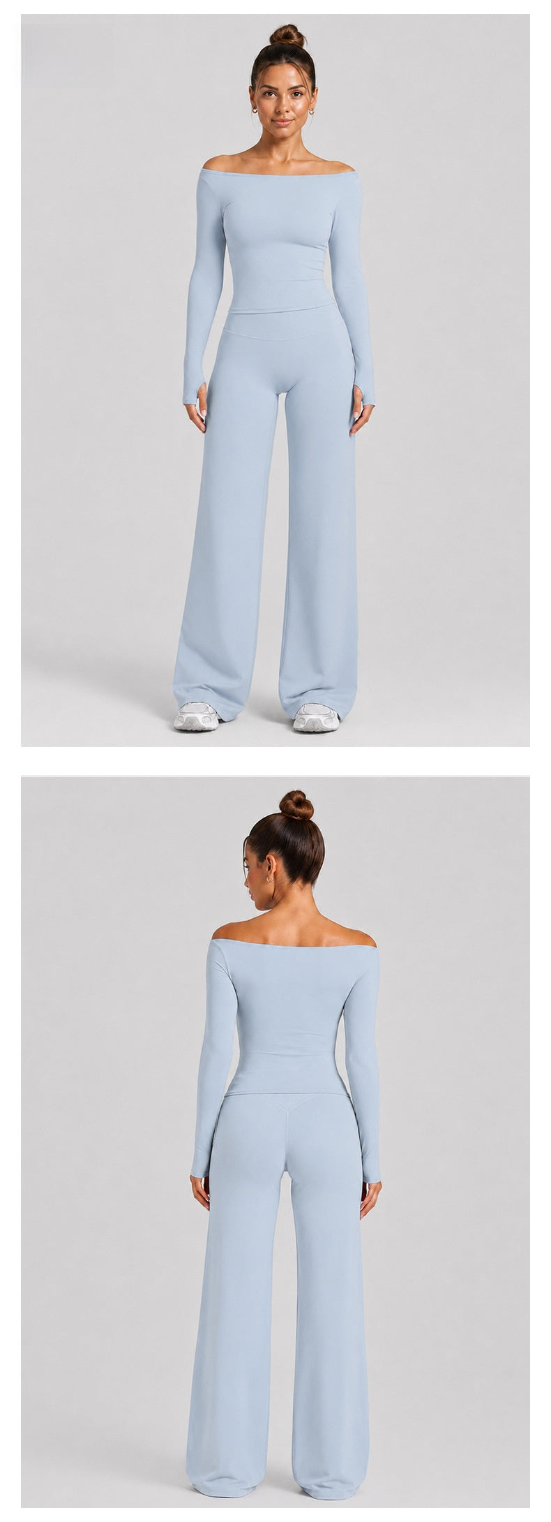 Women's Slim Fit Full Length Sport Jumpsuit In Nylon Fabric With Stretchy Material For Gym Wear
