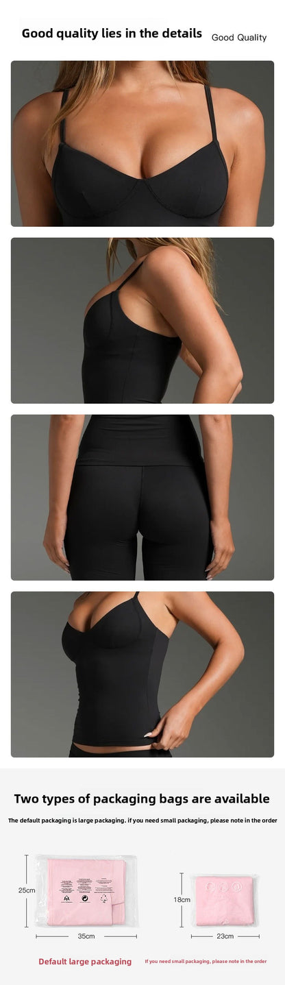 Sporty Yoga Calf-Length Pants For Women In Stretchy Nylon Fabric Featuring Slit Design