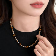 Short Brown Necklace