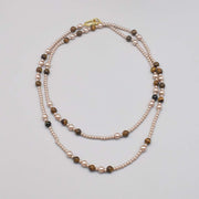 Long Brown Necklace