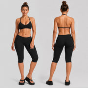 Black Underwear + Cropped Pants