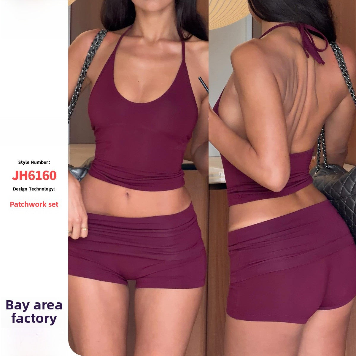 Sporty Gym Shorts For Women In Stretchy Nylon Fabric, Sleeveless Design Perfect For Summer Workouts