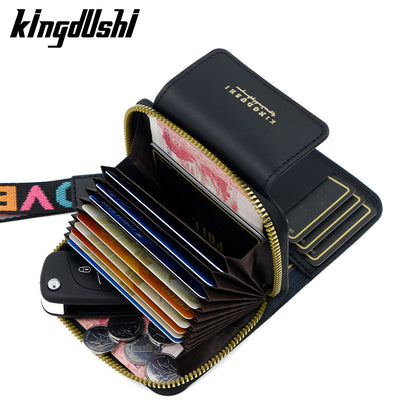 Women’s PUR Cat Card Holder Wallet, Stylish And Durable