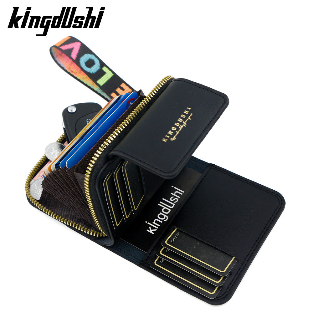 Women’s PUR Cat Card Holder Wallet, Stylish And Durable