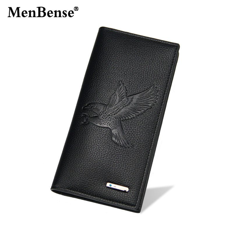Men's PU Leather Long Wallet Featuring Animal Pattern In Square Shape