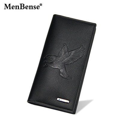 Men's PU Leather Long Wallet Featuring Animal Pattern In Square Shape