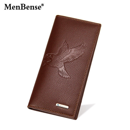 Men's PU Leather Long Wallet Featuring Animal Pattern In Square Shape