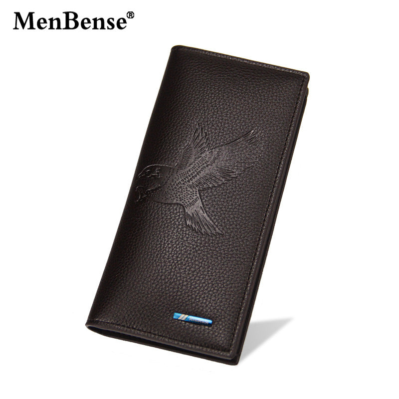 Men's PU Leather Long Wallet Featuring Animal Pattern In Square Shape