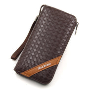 888 Woven Pattern in Dark Brown