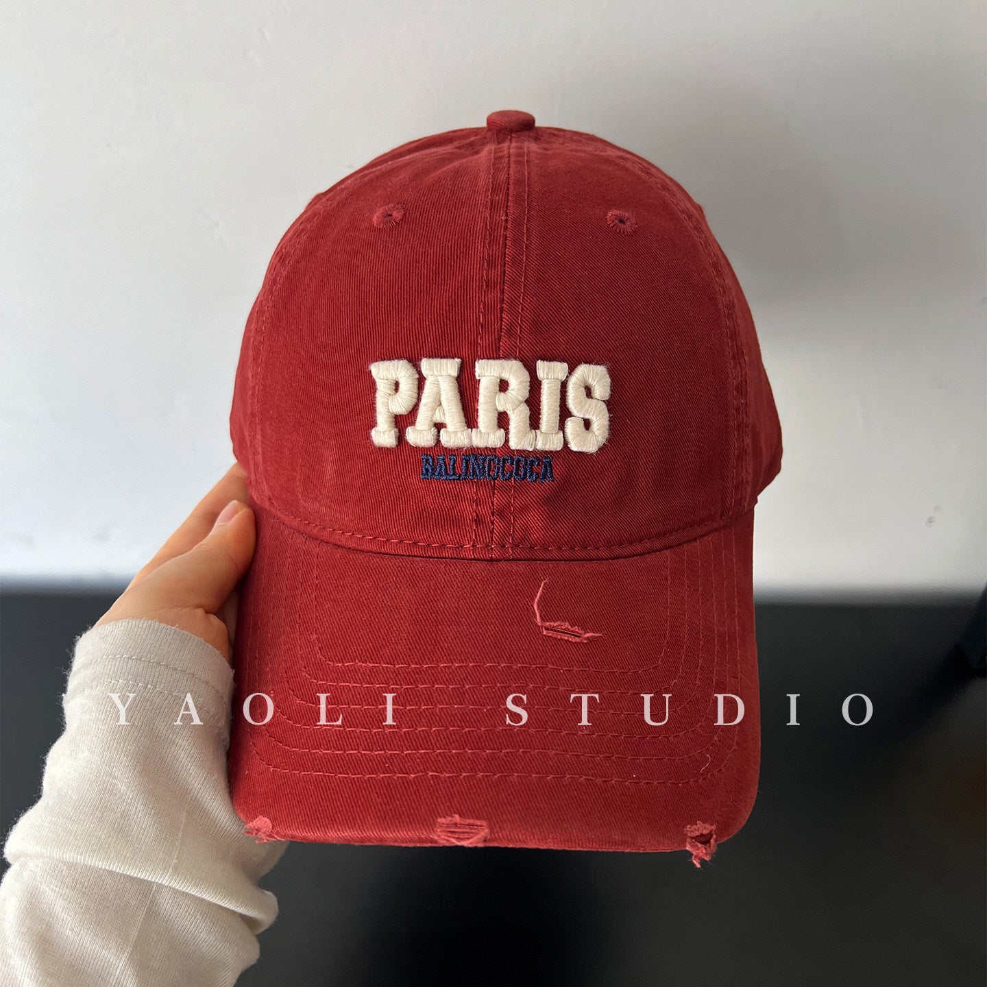 Vintage Style Unisex Baseball Cap With Curved Brim Featuring UV Protection, Cotton Material And Embroidery Craft