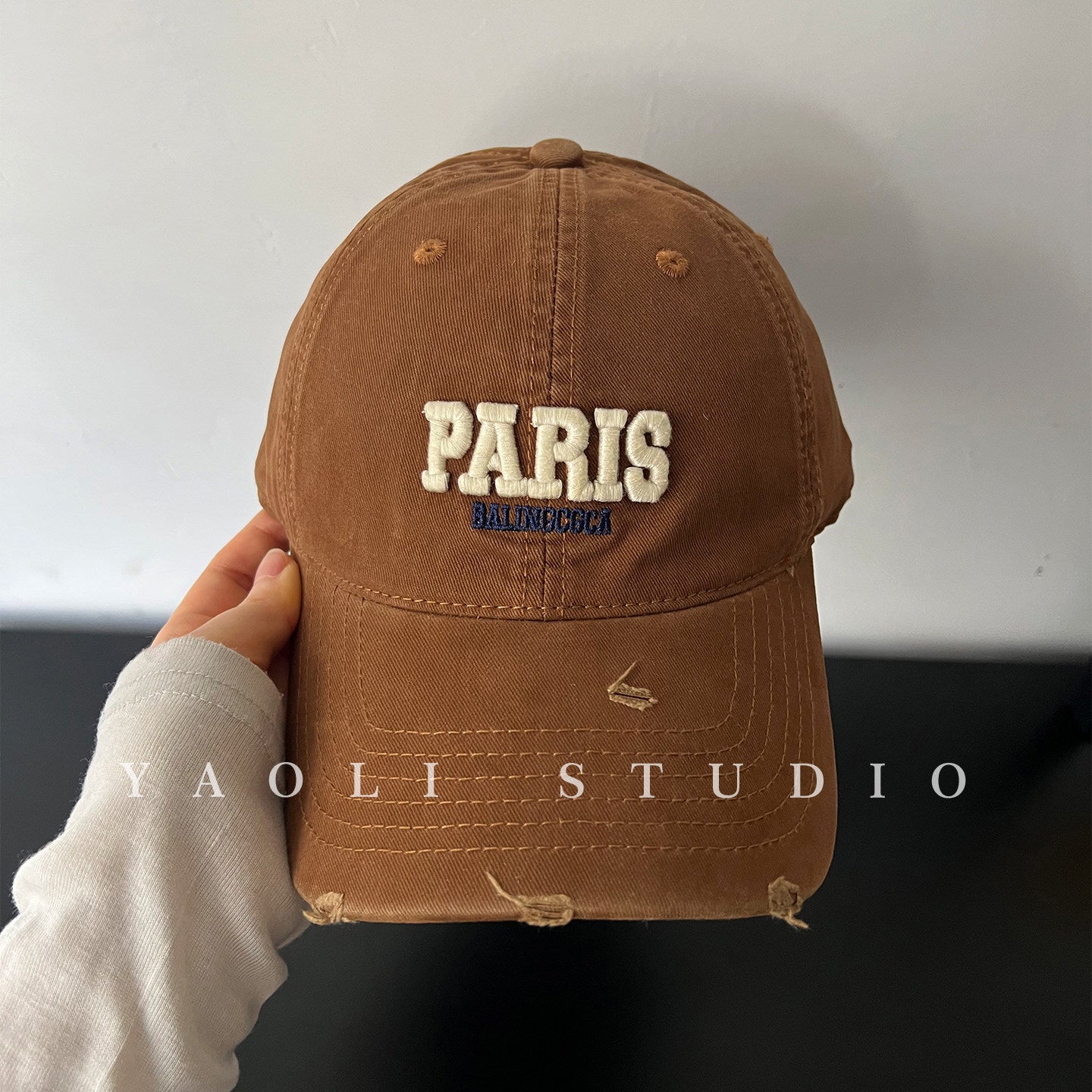 Vintage Style Unisex Baseball Cap With Curved Brim Featuring UV Protection, Cotton Material And Embroidery Craft