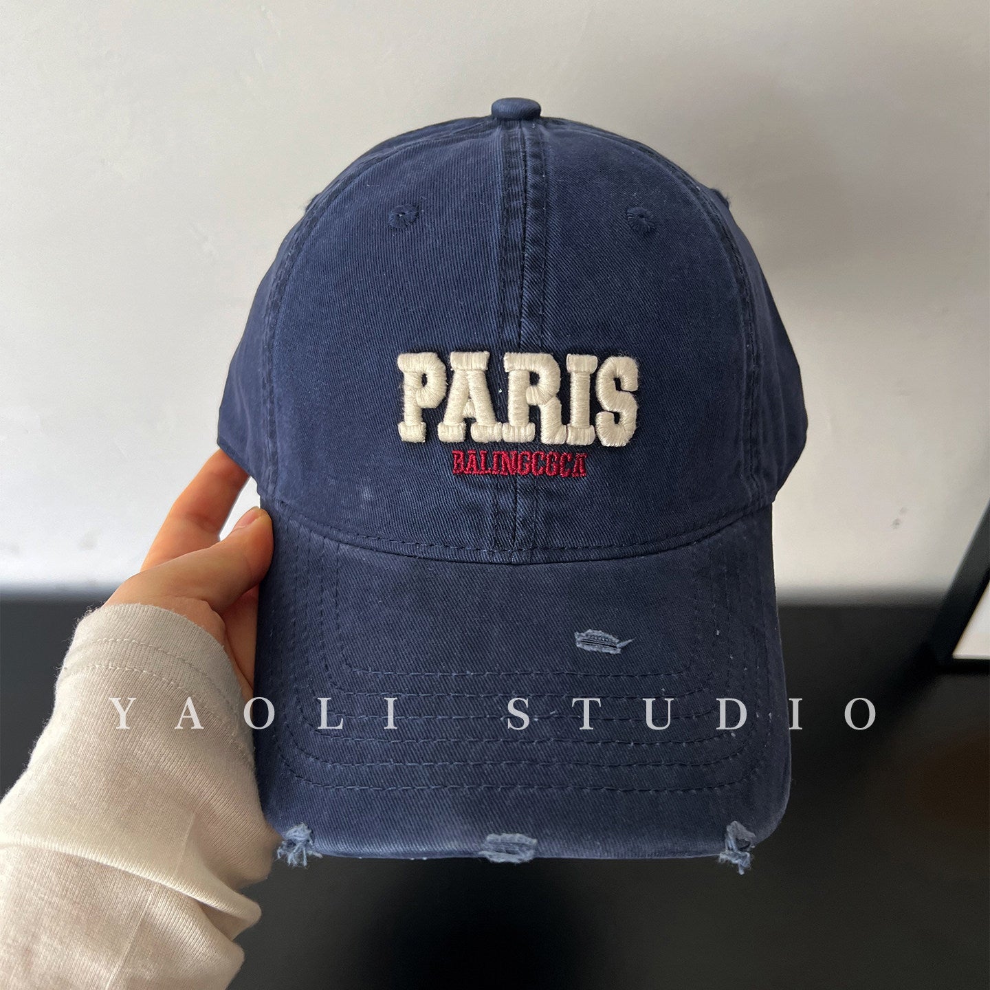 Vintage Style Unisex Baseball Cap With Curved Brim Featuring UV Protection, Cotton Material And Embroidery Craft