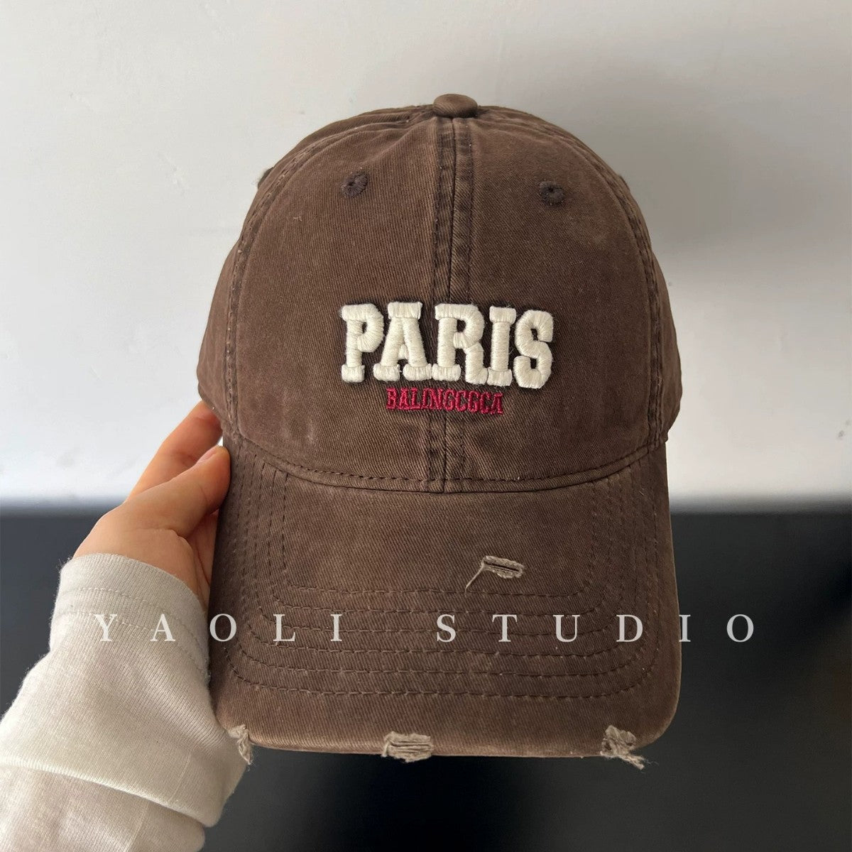 Vintage Style Unisex Baseball Cap With Curved Brim Featuring UV Protection, Cotton Material And Embroidery Craft