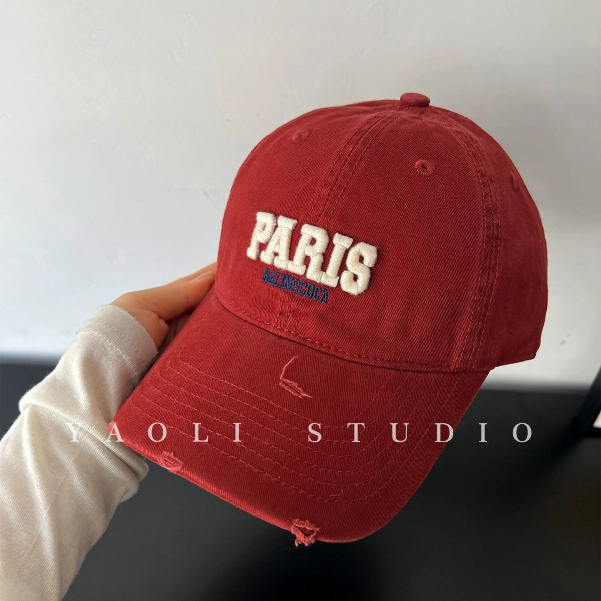Vintage Style Unisex Baseball Cap With Curved Brim Featuring UV Protection, Cotton Material And Embroidery Craft