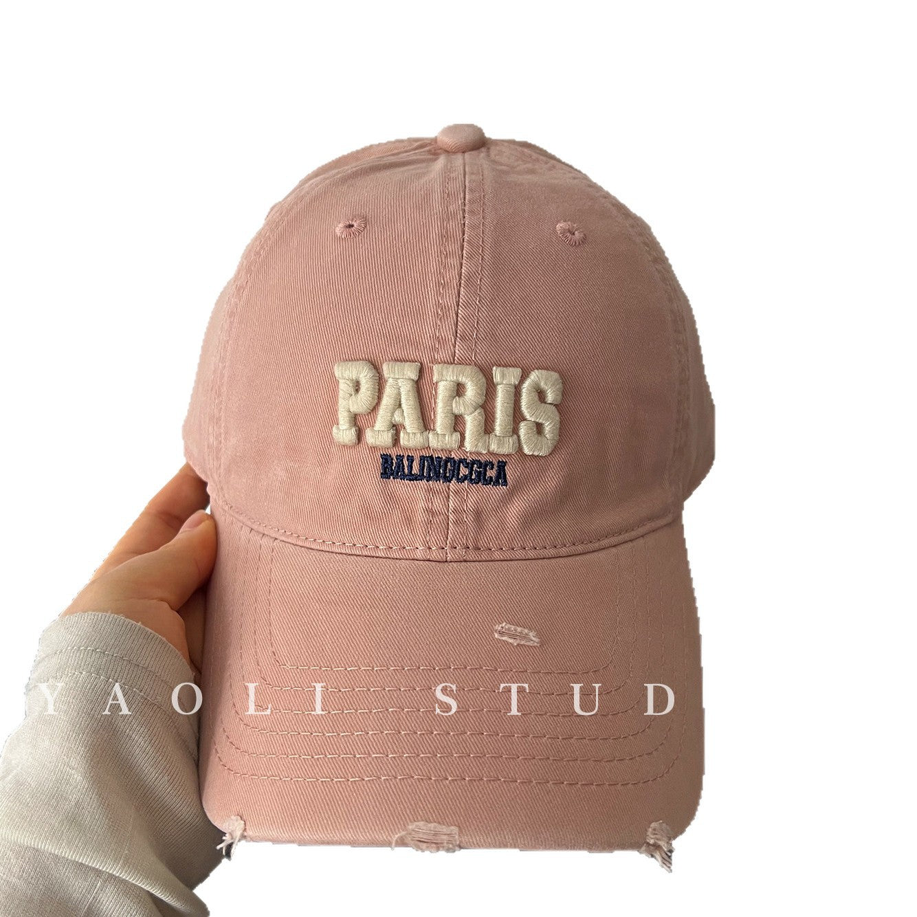 Vintage Style Unisex Baseball Cap With Curved Brim Featuring UV Protection, Cotton Material And Embroidery Craft