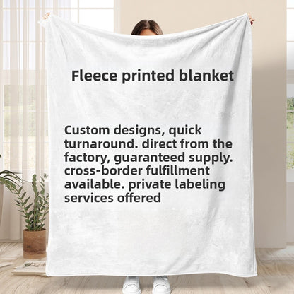 Soft Plush Blanket For Babies, Cozy And Warm Baby Blanket Perfect For Nursery And Travel