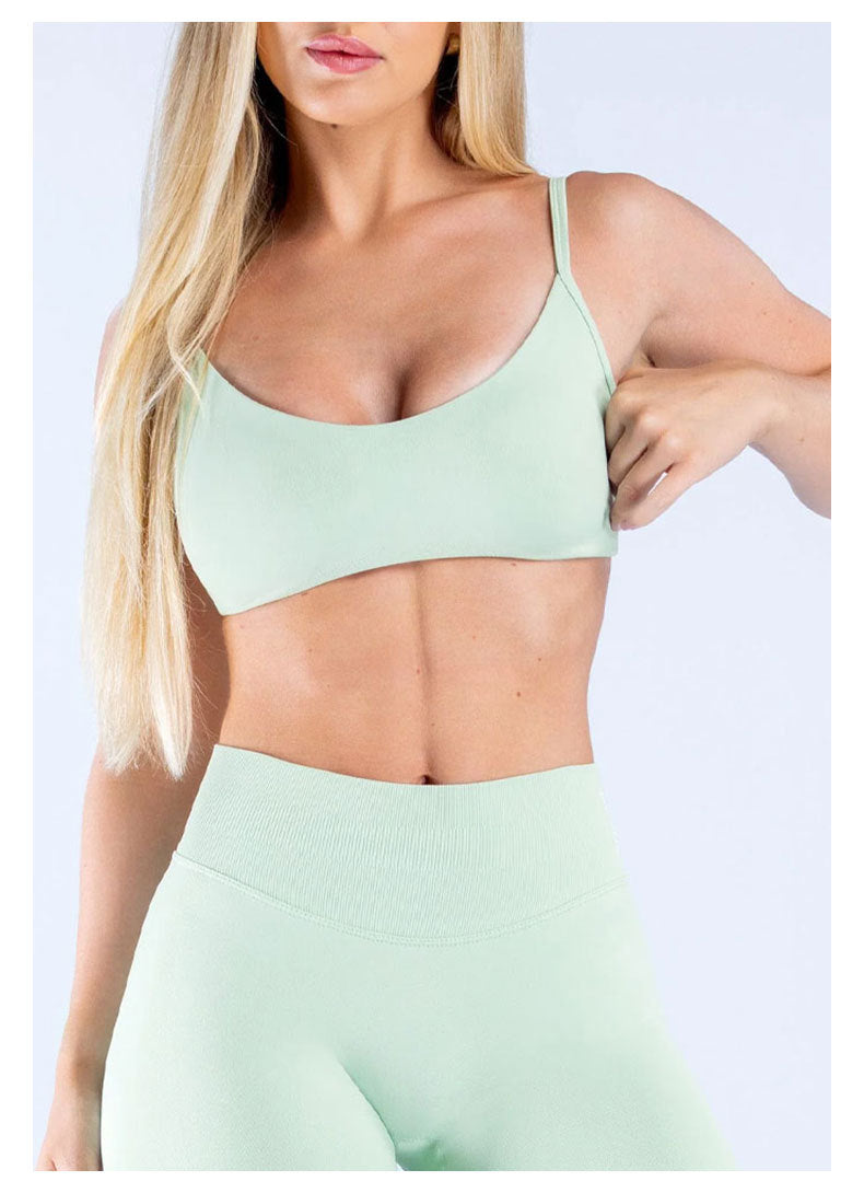Women's Solid Color Nylon Vest In Ivory, Sleeveless Pullover Yoga Top