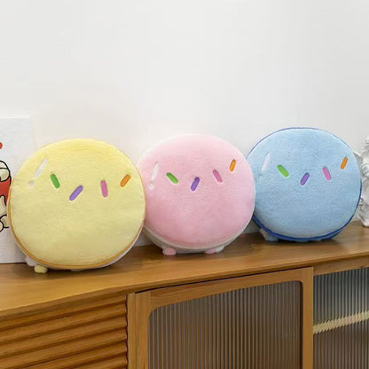 Hamburger Plush Stuffed Animal Toy In Natural Pink, Soft And Cuddly Plush Doll Pillow