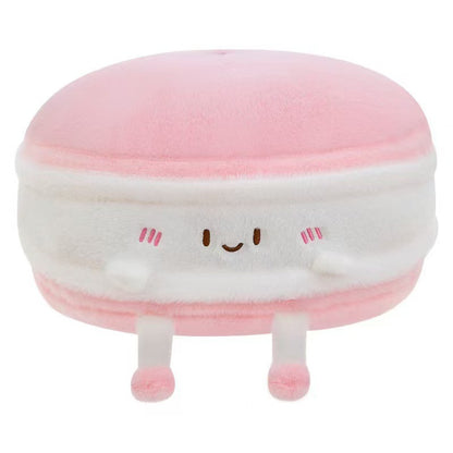 Hamburger Plush Stuffed Animal Toy In Natural Pink, Soft And Cuddly Plush Doll Pillow